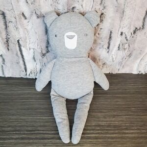 Cloud Island Gray Fabric Teddy Bear Plush Target 13" White Face EXCELLENT